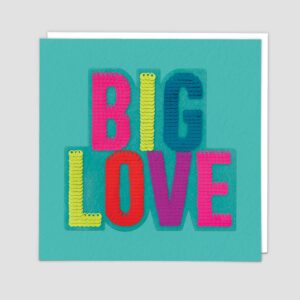 Sequin Love - Greeting card from Redback Cards which includes a reversible reusable sequin patch.